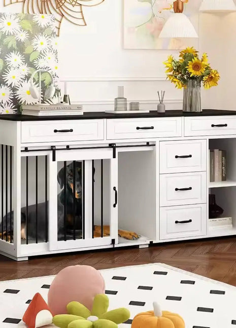 67" Ryan Large Dog Crate Furniture