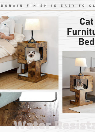 Modern Cat 3-Level Side Table