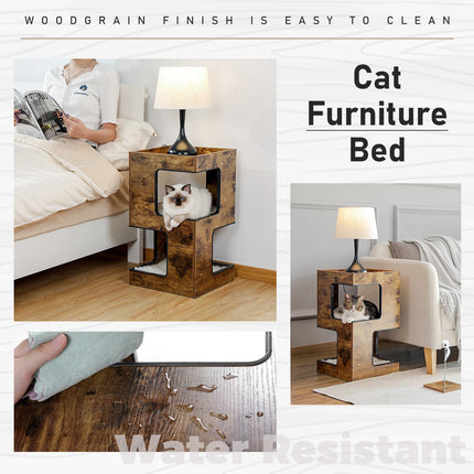 Modern Cat 3-Level Side Table