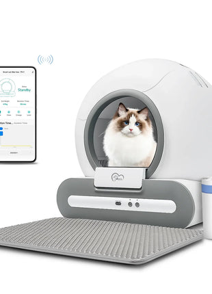 Automatic Cat Litter Box Self Cleaning with App Control
