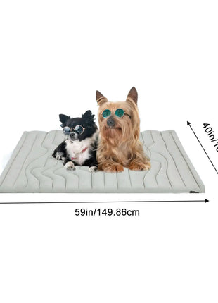 Dog Ice Mat Double-Sided Cooler Dog Mat Gentle Wear Resistant Pet Ice Pad
