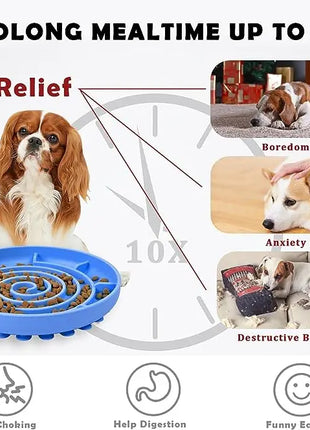Slow Feeder Bowl/ Anti-Slip - Pup List