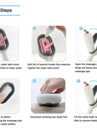 Cat Hair Remover Comb & Massager