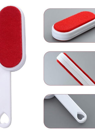 Reusable Pet Hair Remover Fur Cleaning with Self-Cleaning Base Double Sided Brush