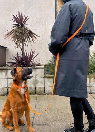 PVC Handsfree Dog Leash - All Weather Waterproof Durable & Odor-Resistant