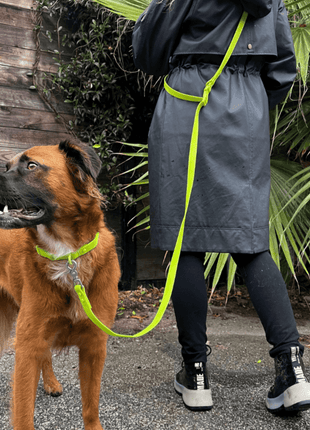 Tilley + Me PVC Handsfree Dog Leash - All Weather Waterproof Durable & Odor-Resistant - Pup List