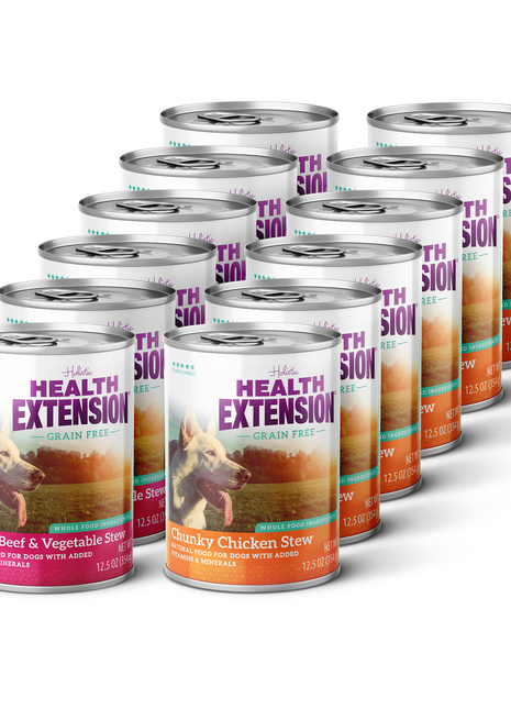 Grain Free Stew Variety Pack: Beef, Chicken