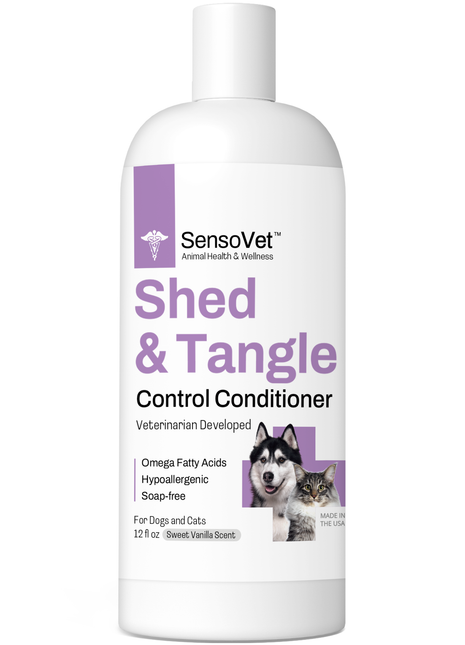 Shed & Tangle Control Conditioner for Dogs & Cats - 12oz