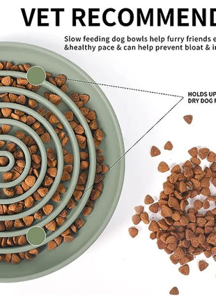 Slow Feeder Bowl/ Anti-Slip - Pup List