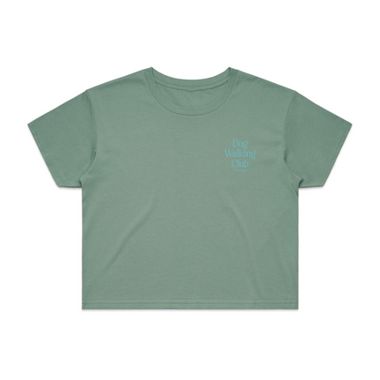 Dog Walking Club Crop Top | Gift for Dog Lovers & Pup Owners