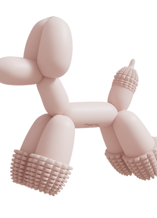 Balloon Dog Toy Pink