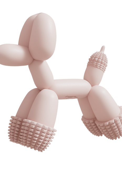 Balloon Dog Toy Pink