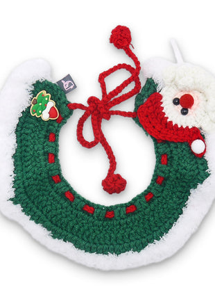 Santa Crochet Collar Scarf