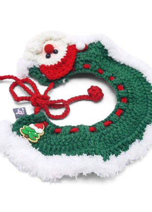Santa Crochet Collar Scarf
