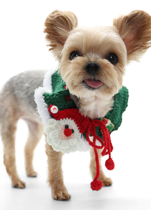 Santa Crochet Collar Scarf