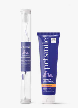 Professional Toothpaste Say Cheese Large & Professional Pet Toothbrush