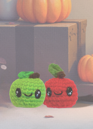 Handmade Cat Toy - 2 pack | Ruby & Olive – The Halloween Apples Chunkle Puffs Infused with Miracle Nip Botanicals