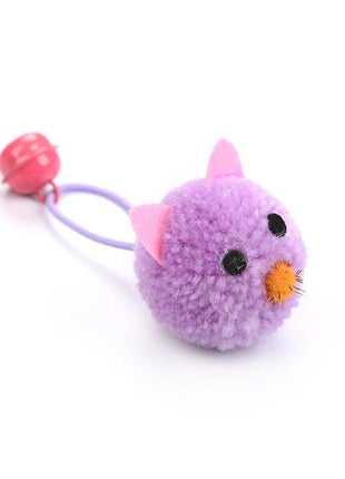 4pcs Plush Cute Bell Mouse Cat Toy Teeth Cleaning