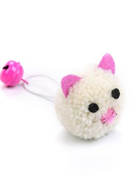 4pcs Plush Cute Bell Mouse Cat Toy Teeth Cleaning