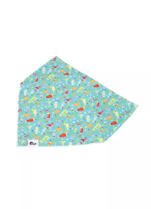 Seaside Sips Dog Bandana & Matching Keychain