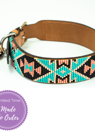 Santorini Sambboho dog collar (made to order)