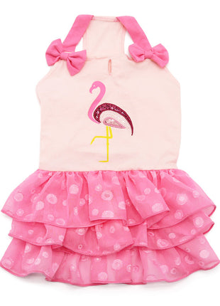 Sequin Flamingo Dress