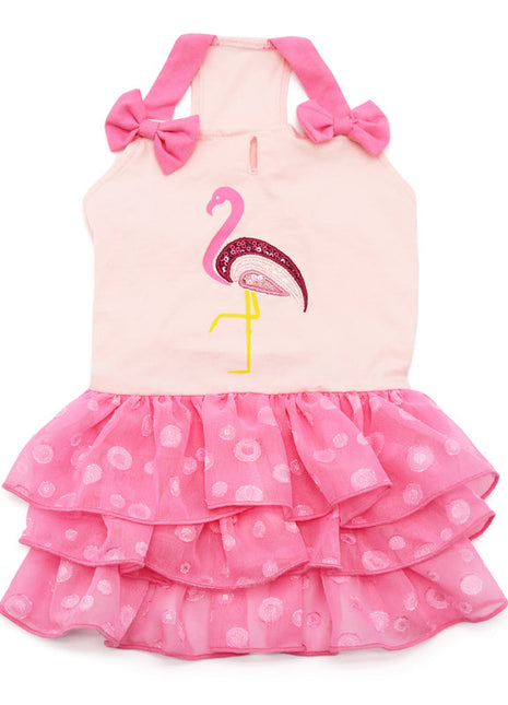 Sequin Flamingo Dress