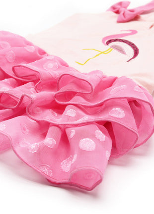 Sequin Flamingo Dress