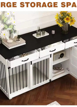 67" Ryan Large Dog Crate Furniture