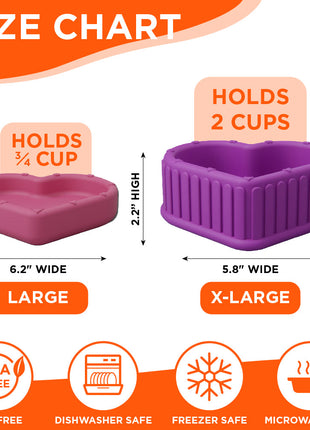 FreezHeart - Durable Heart Enrichment Chew