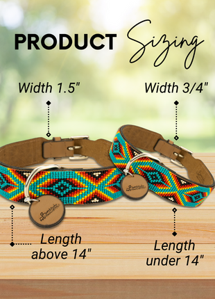 Bahamas Sambboho dog collar (with center D-ring)