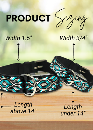 Bora Bora Sambboho dog collar (with center D-ring)