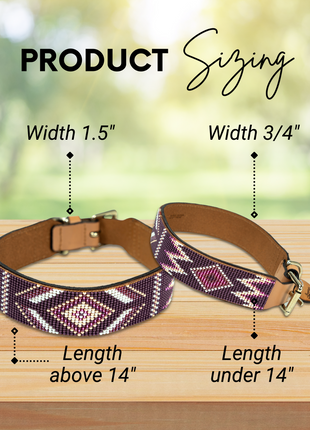 Charlotte Sambboho dog collar (made to order)