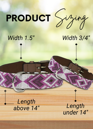 Paris Sambboho dog collar (with center D-ring)