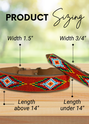 Red Vogue Sambboho dog collar