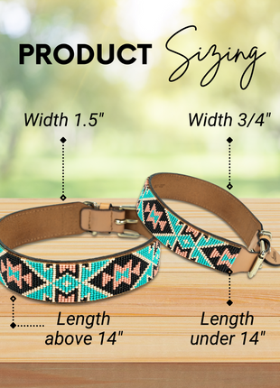 Santorini Sambboho dog collar (made to order)