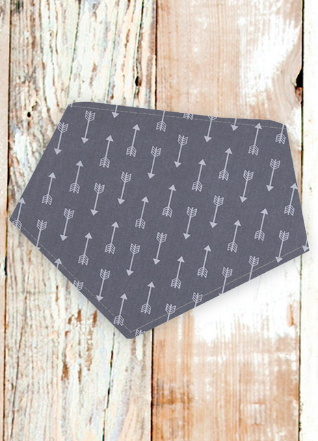 "Grey Arrows" Dog Bandana