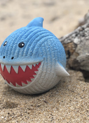 Finn the Shark Ruff-Tex® Latex Ball Dog Toy, Large - Pup List