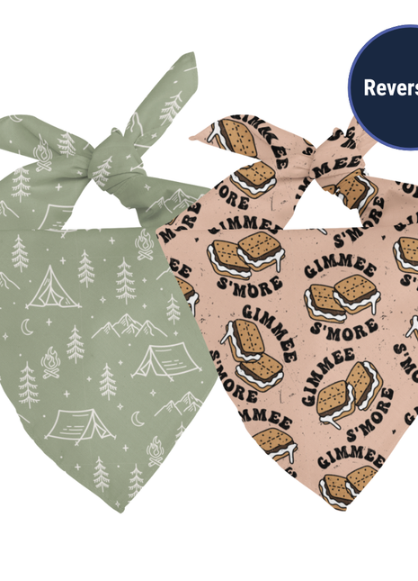 Camping & Smores Dog Bandana