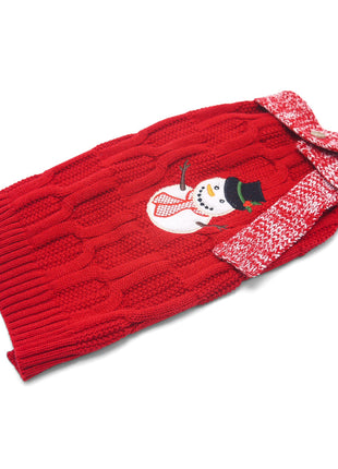 Snowman Scarf Sweater