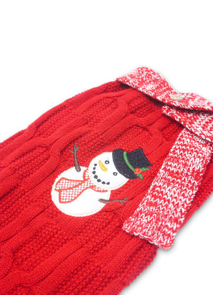 Snowman Scarf Sweater