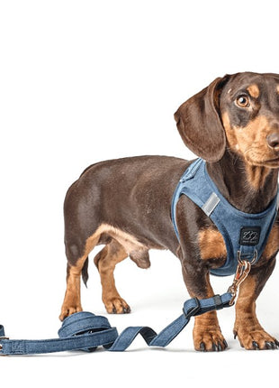 SoHo Dog Harness - Denim