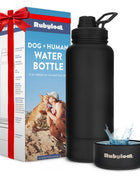 Dog + Human Water Bottle with Detachable Dog Bowl