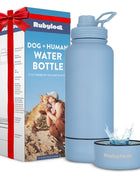 Dog + Human Water Bottle with Detachable Dog Bowl