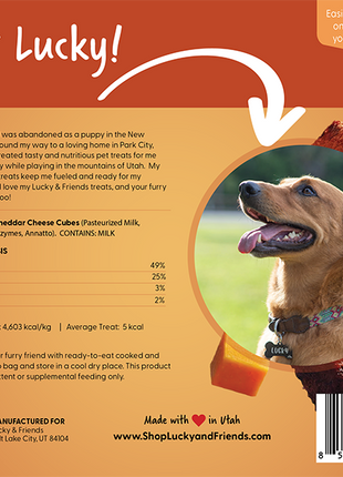 Lucky & Friends Steak & Cheese Dog Treat