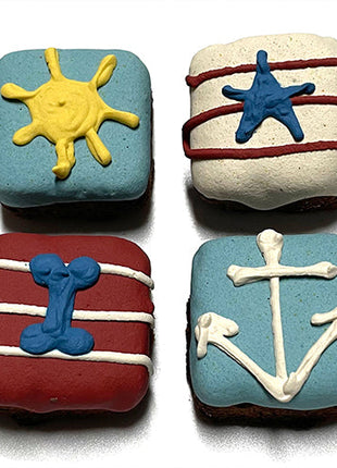 Nautical Brownie Bites