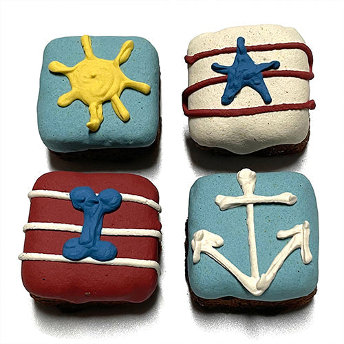 Nautical Brownie Bites