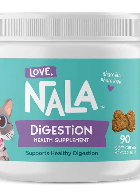 Cat Digestion Health Supplement, 3.2-oz, 90 Soft Chews