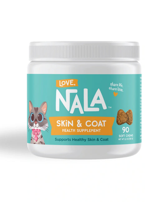 Cat Skin Coat Health Supplement, 3.2-oz, 90 Soft Chews