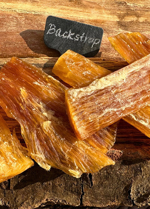 Backstrap Tendon Hard Jerky Strips for Dogs